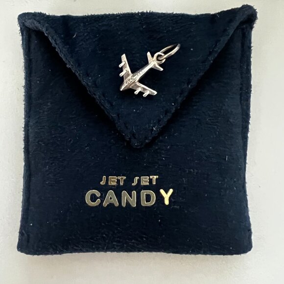 Mini Airplane Necklace Silver 925 by Jet Set Candy - Picture 6 of 7